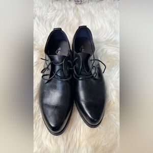 WAN li Chinese leather shoes ~ size 7 men